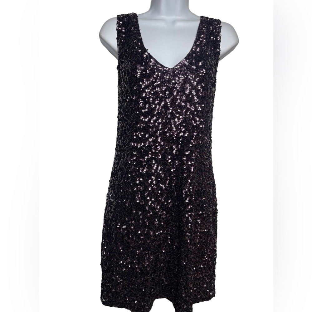 CACHET size 14 stunning purple sequined cocktail dress‎ PERFECT 💜💜💜